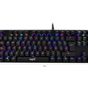 Teclado mecanico gamer Nisuta - Switch rojo 80%
